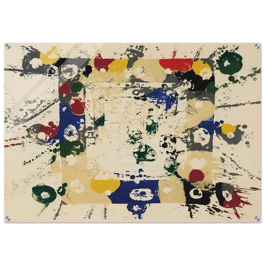 Untitled  SF143S  - Sam Francis Acrylic Print - 70x100 cm / 28x40″ inches
