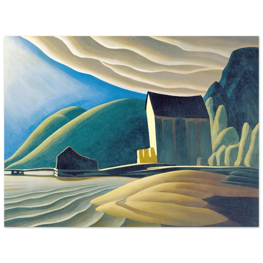 Lawren Harris - Ice House, Coldwell, Lake Superior - 1923 Fine Art Poster - Default Title
