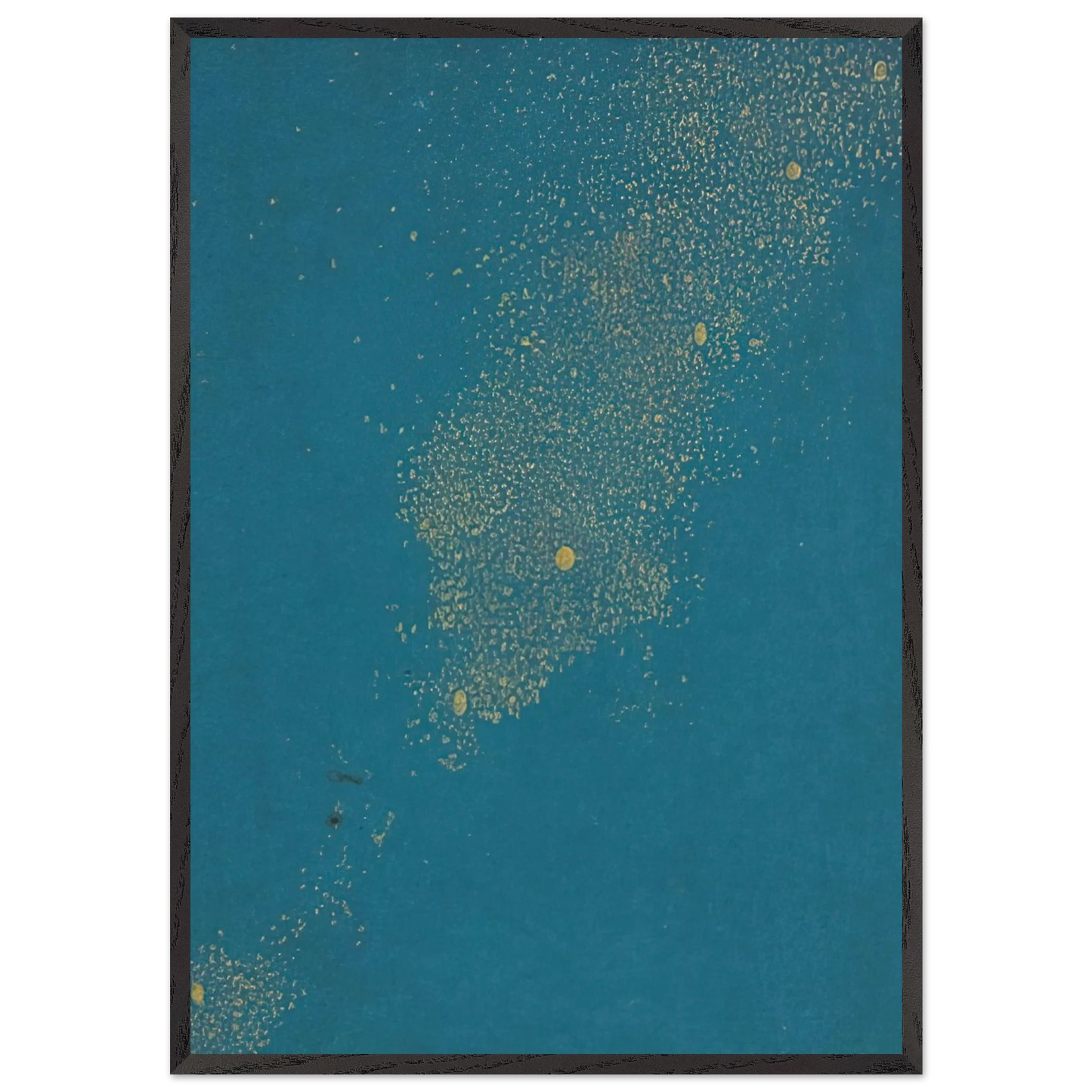 Untitled - 1975 N6 - Mira Schendel Framed Art Print – Black Wooden Frame - Default Title - -Framed Art Print