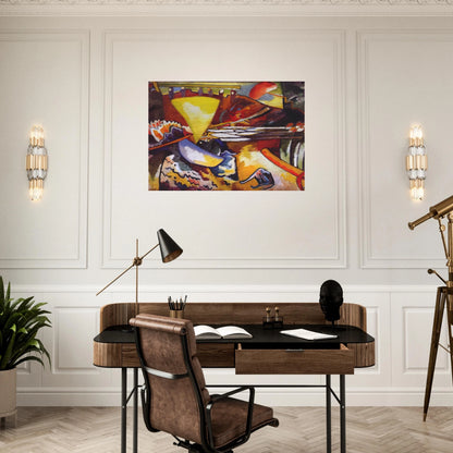 IMPROVISATION 11 1910 - Wassily Kandinsky Brushed Aluminum Print - 70x100 cm / 28x40 inches | Wassily Kandinsky Aluminum Print | Wassily Kandinsky Prints