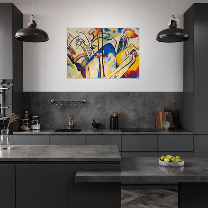 COMPOSITION IV 1911 - Wassily Kandinsky Acrylic Print - 70x100 cm / 28x40″ inches | Wassily Kandinsky Wall Art | Wassily Kandinsky Prints
