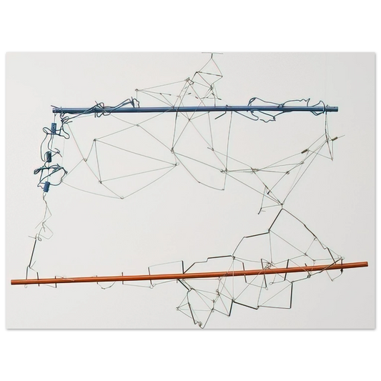 Gego - Drawing without Paper 8425 and 8426 - 1984 Fine Art Poster - Default Title