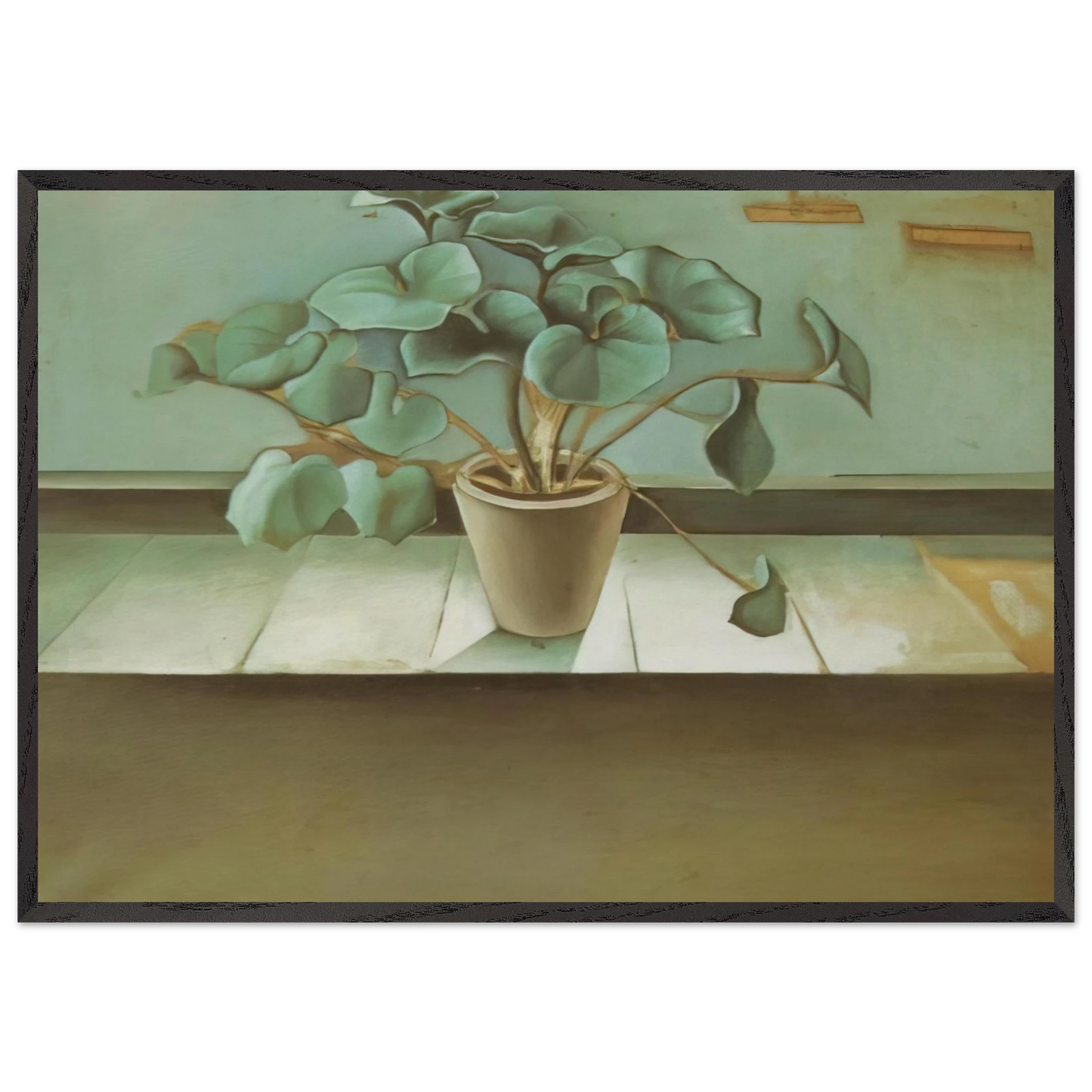 PLANT - Salvador Dali Framed Art Print – Black Wooden Frame - Default Title - -Framed Art Print