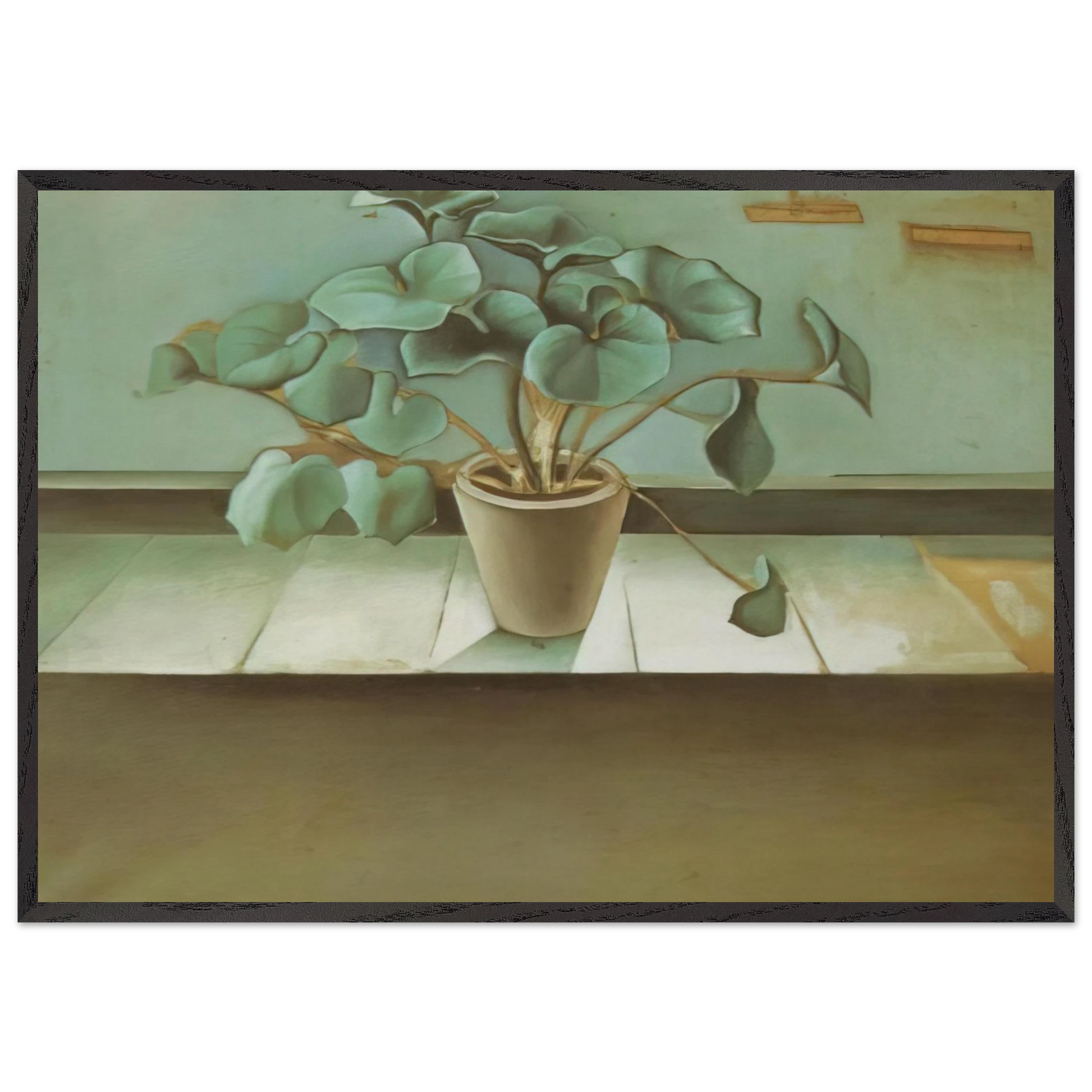 PLANT - Salvador Dali Framed Art Print – Black Wooden Frame - Default Title - -Framed Art Print