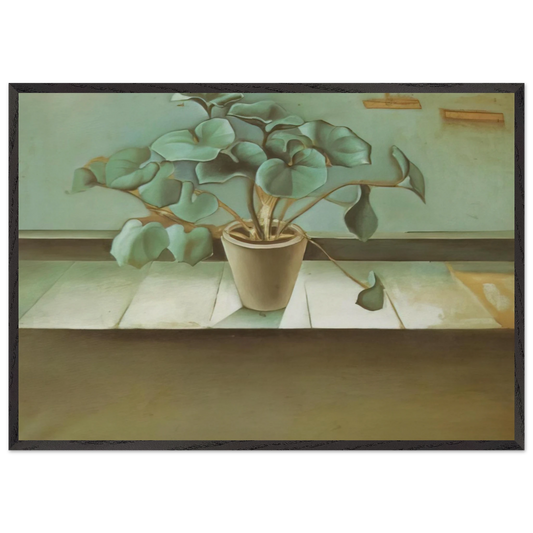 PLANT - Salvador Dali Framed Art Print – Black Wooden Frame - Default Title - -Framed Art Print