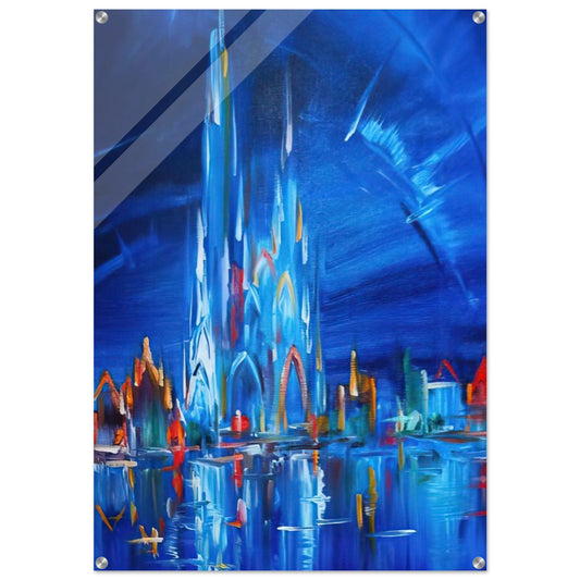 Consciousness - Konrad Zuse Acrylic Print - 70x100 cm / 28x40″ inches | Konrad Zuse Wall Art | Konrad Zuse Prints