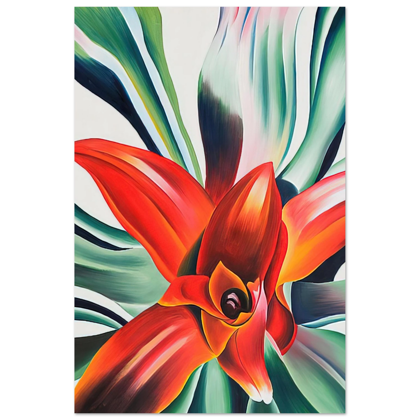Georgia O'Keeffe - Leaves of a Plant Fine Art Poster - 75x100 cm / 30x40 inches
