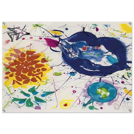 Senza Titolo III - Sam Francis Acrylic Print - 70x100 cm / 28x40″ inches