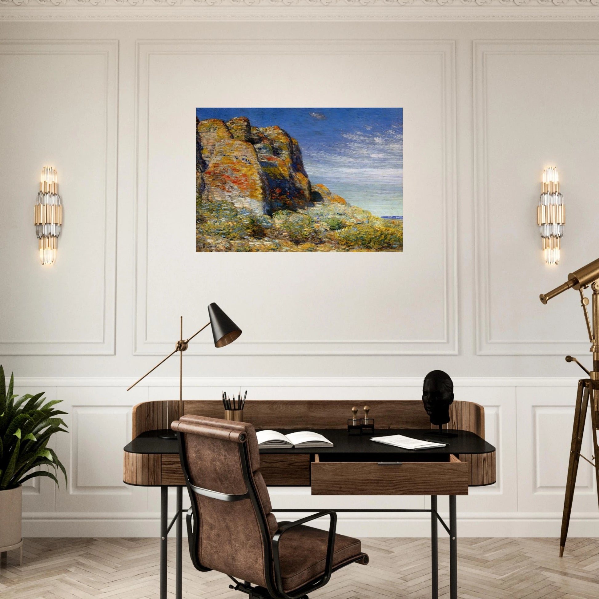 Harney Desert 02 - Childe Hassam Brushed Aluminum Print - 70x100 cm / 28x40 inches | Childe Hassam Aluminum Print | Childe Hassam Prints