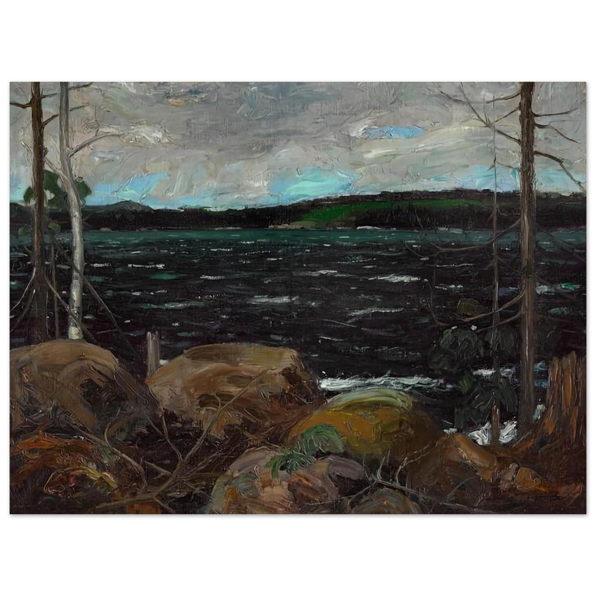 Tom Thomson - NORTHERN LAKE 1913 Fine Art Poster - Default Title