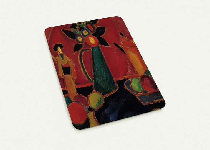 JAPANESE FLOWER 1913 By Alexej von Jawlensky Pack of 10 Post Cards | Alexej von Jawlensky Post Cards | A6 (10.5 x 14.8 cm) - 4.1 x 5.8 inches