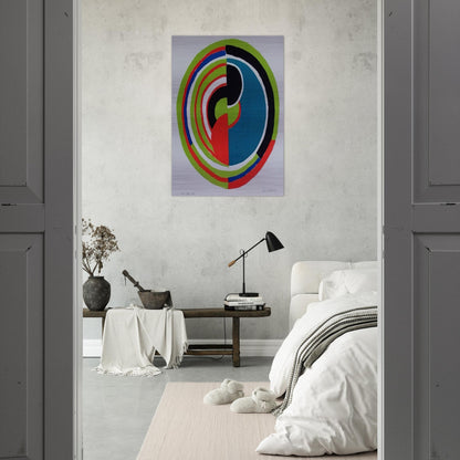 ABSTRACT SWIRL - Sonia Delaunay Brushed Aluminum Print - 70x100 cm / 28x40 inches | Sonia Delaunay Aluminum Print | Sonia Delaunay Prints