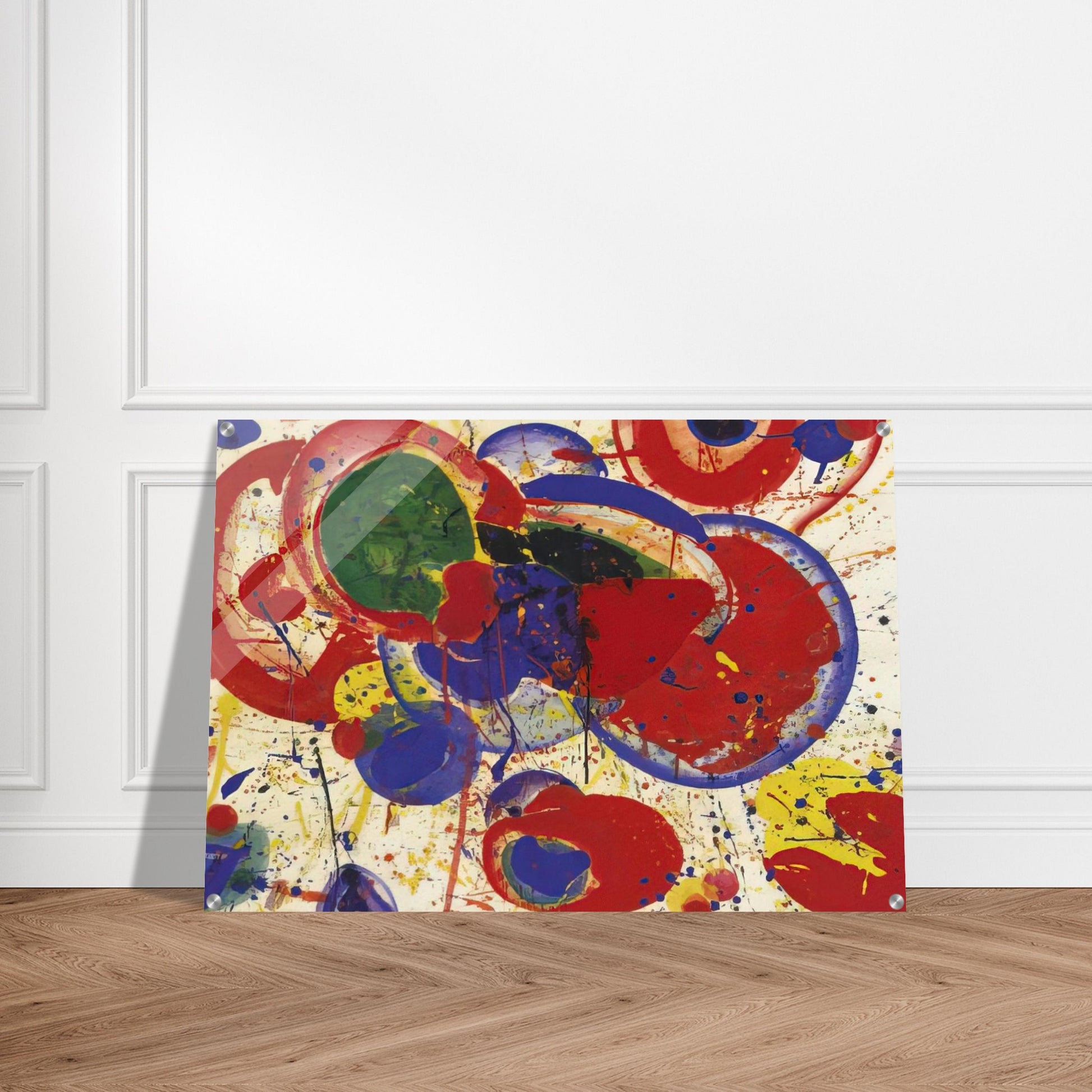 All Red - Sam Francis Acrylic Print - 70x100 cm / 28x40″ inches | Sam Francis Wall Art | Sam Francis Prints