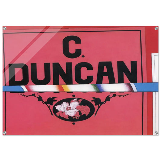 Duncan  Charles Duncan - 1925 - Charles Demuth Acrylic Print - 70x100 cm / 28x40″ inches