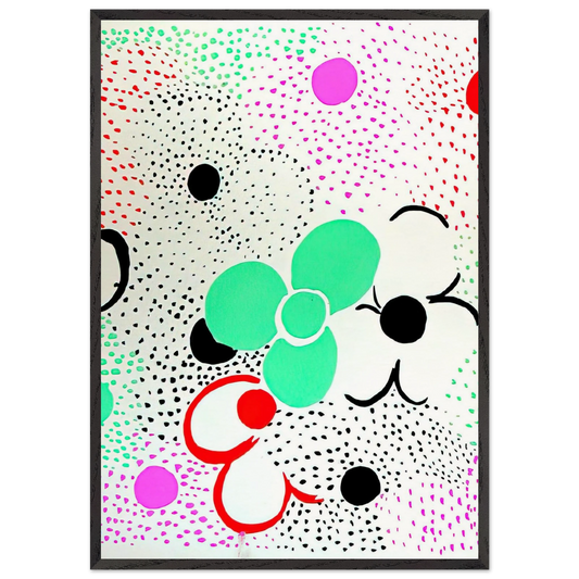 COMPOSITION 12 - Sonia Delaunay Framed Art Print – Black Wooden Frame - Default Title - -Framed Art Print