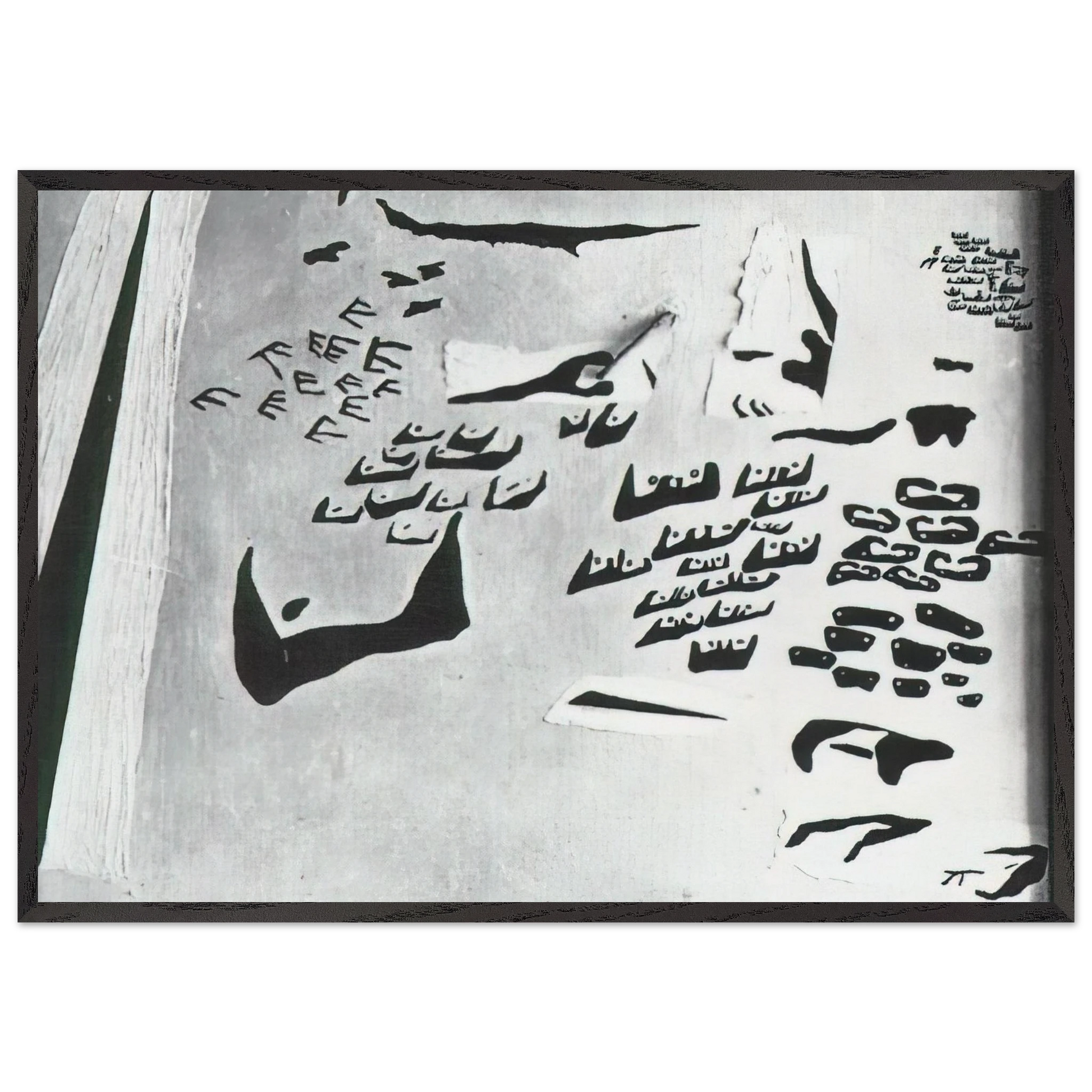 FISHERMEN IN THE SUN - Salvador Dali Framed Art Print – Black Wooden Frame - Default Title - -Framed Art Print