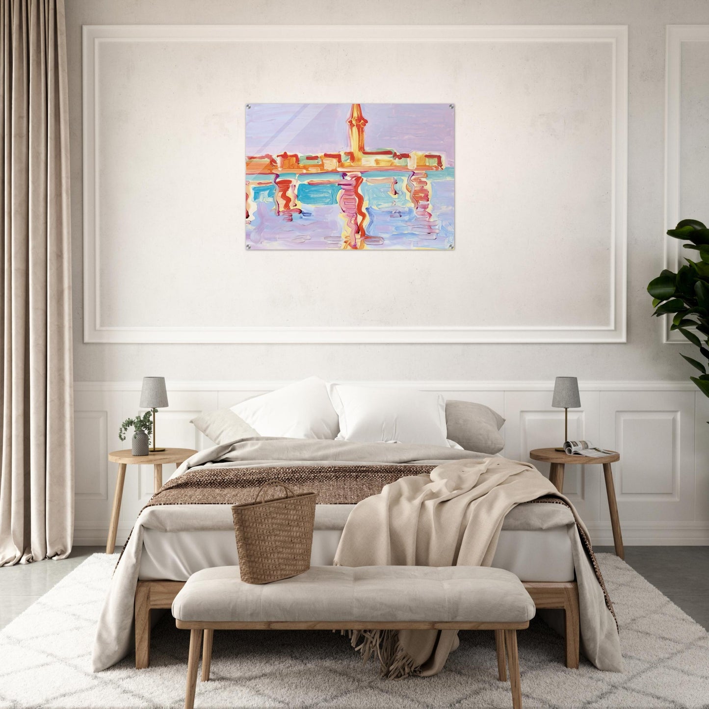 Untitled - 1955 - Charles Lapicque Acrylic Print - 70x100 cm / 28x40″ inches | Charles Lapicque Wall Art | Charles Lapicque Prints