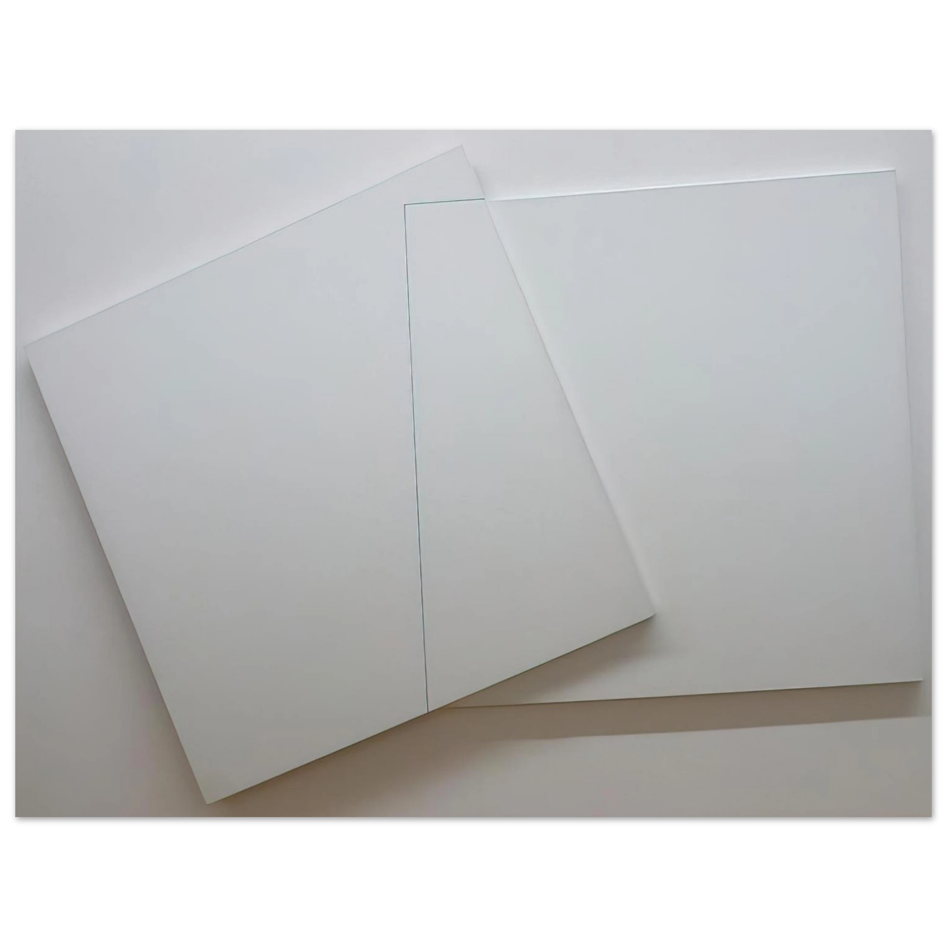 Francois Morellet - Supersition et transparence, Carré derrière 0-90 degrees, carré devant 20 – 110 degrees - Minimalism Fine Art Poster - Default Title