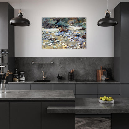 Purtud, Bed of a Glacier Torrent - John Singer Sargent Acrylic Print - 70x100 cm / 28x40″ inches