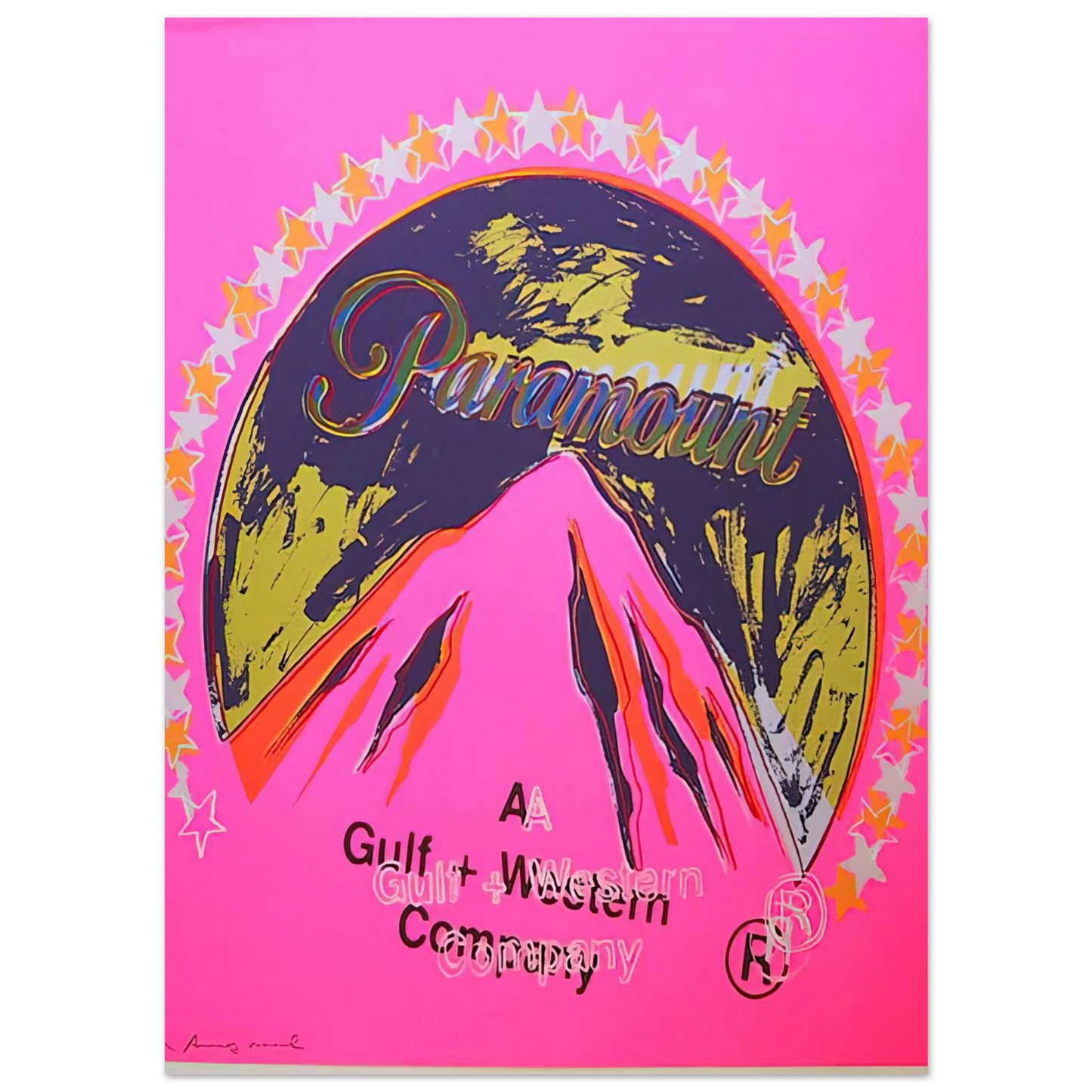 Andy Warhol - Paramount Fine Art Poster - 75x100 cm / 30x40 inches
