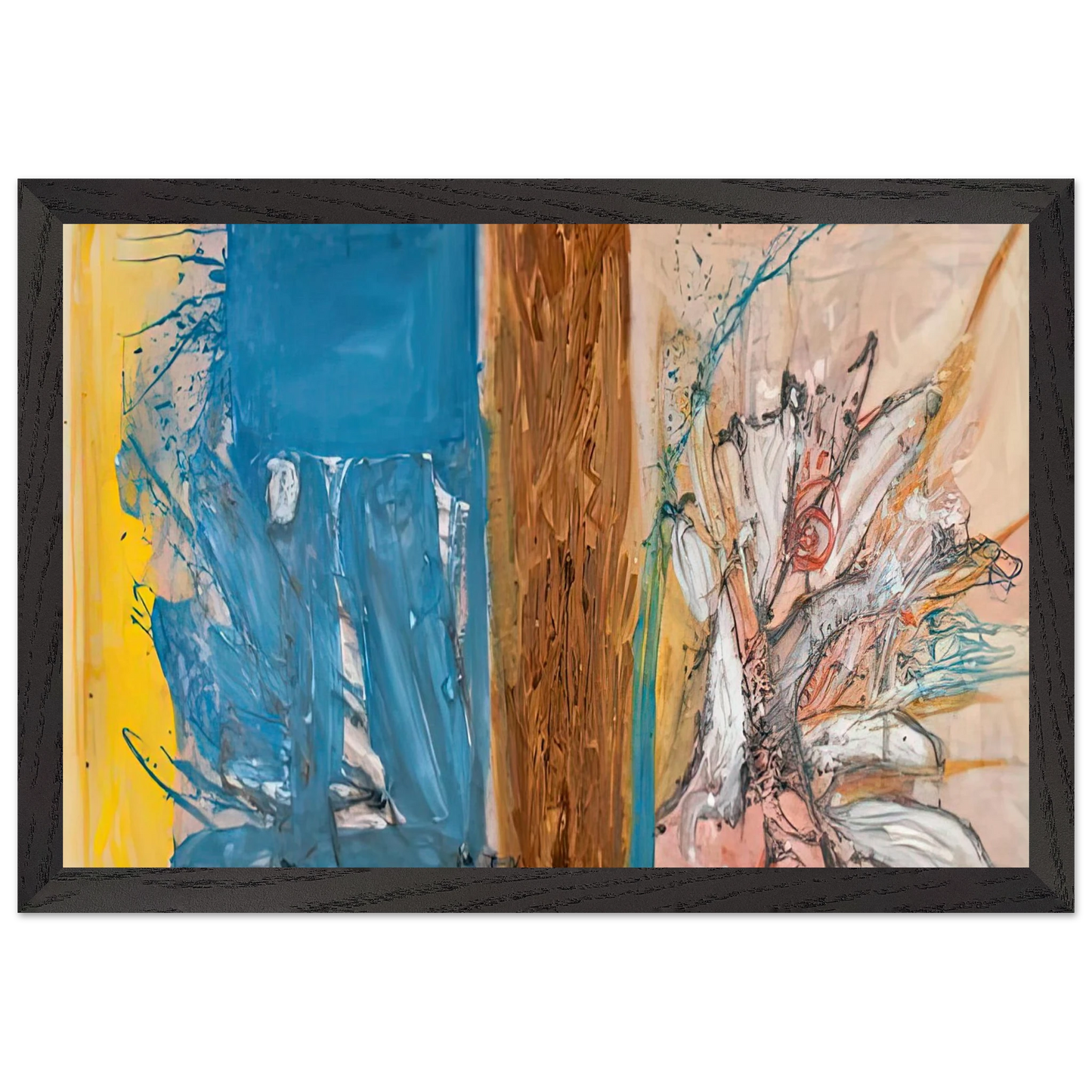 Helen Frankenthaler - The Façade, 1954- Wall Art - 60x80 cm / 24x32 inches - Fine Art Poster - -