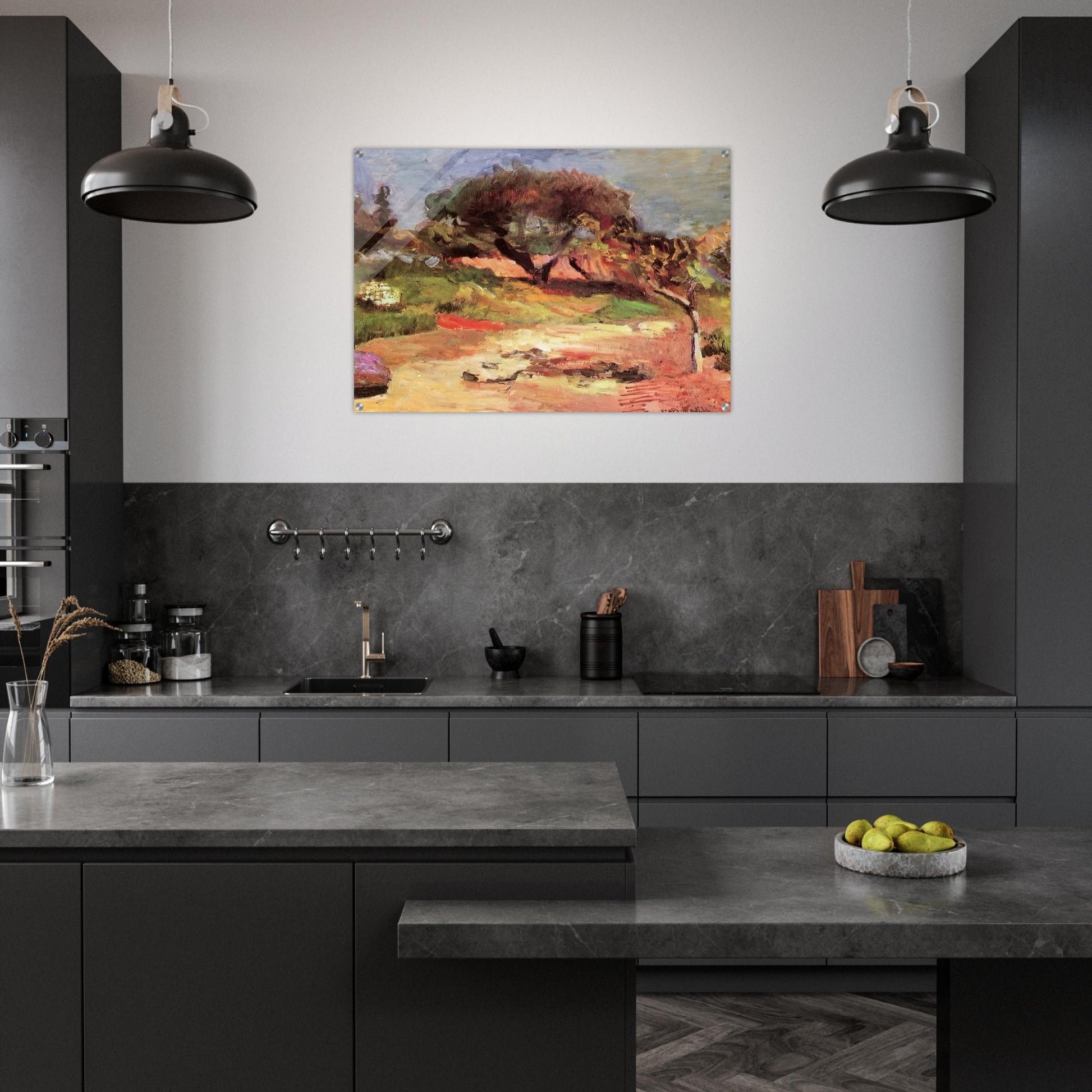 CORSICAN LANDSCAPE 1898 0 - Henri Matisse Acrylic Print - 70x100 cm / 28x40″ inches | Henri Matisse Wall Art | Henri Matisse Prints