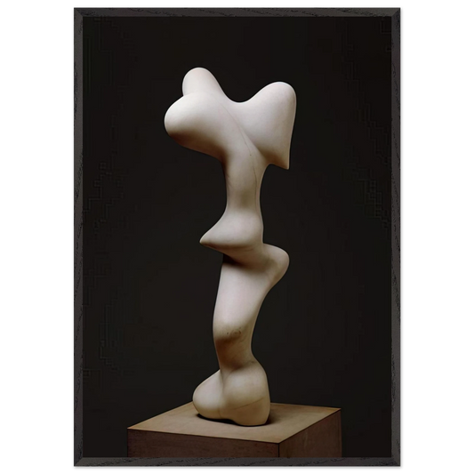 Growth N1 - Jean Arp Framed Art Print – Black Wooden Frame - Default Title - -Framed Art Print