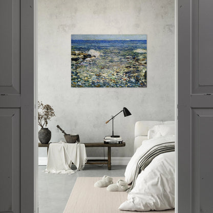 Surf, Isles of Shoals - Childe Hassam Brushed Aluminum Print - 70x100 cm / 28x40 inches | Childe Hassam Aluminum Print | Childe Hassam Prints