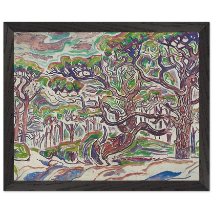 Walter Inglis Anderson - Walter Anderson Wall art - A1 (59.4 x 84.1  cm) - Premium Wooden Framed Poster With Fine Art Paper - White frame