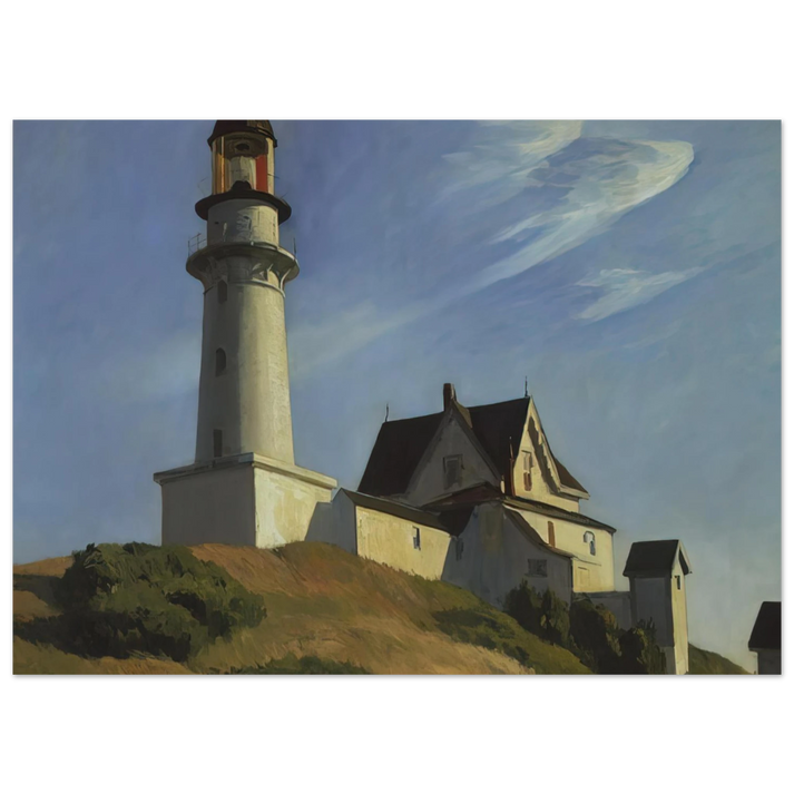 Edward Hopper - Lighthouse at Two Lights Fine Art Poster