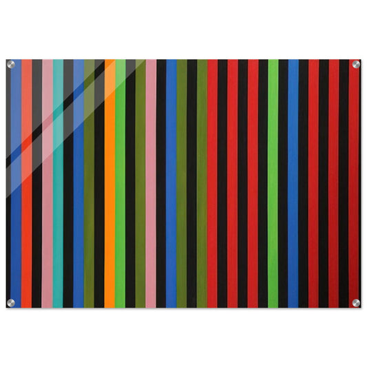 Firebox - 1964 - Gene Davis Acrylic Print - 70x100 cm / 28x40″ inches | Gene Davis Wall Art | Gene Davis Prints