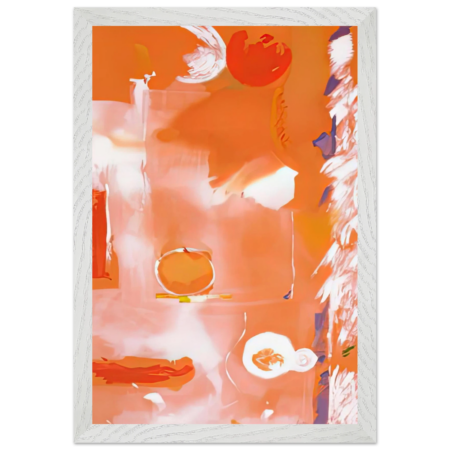 Helen Frankenthaler - Seeing the Moon on a Hot Summer Day, 1987- Wall Art - 60x80 cm / 24x32 inches - Fine Art Poster - -