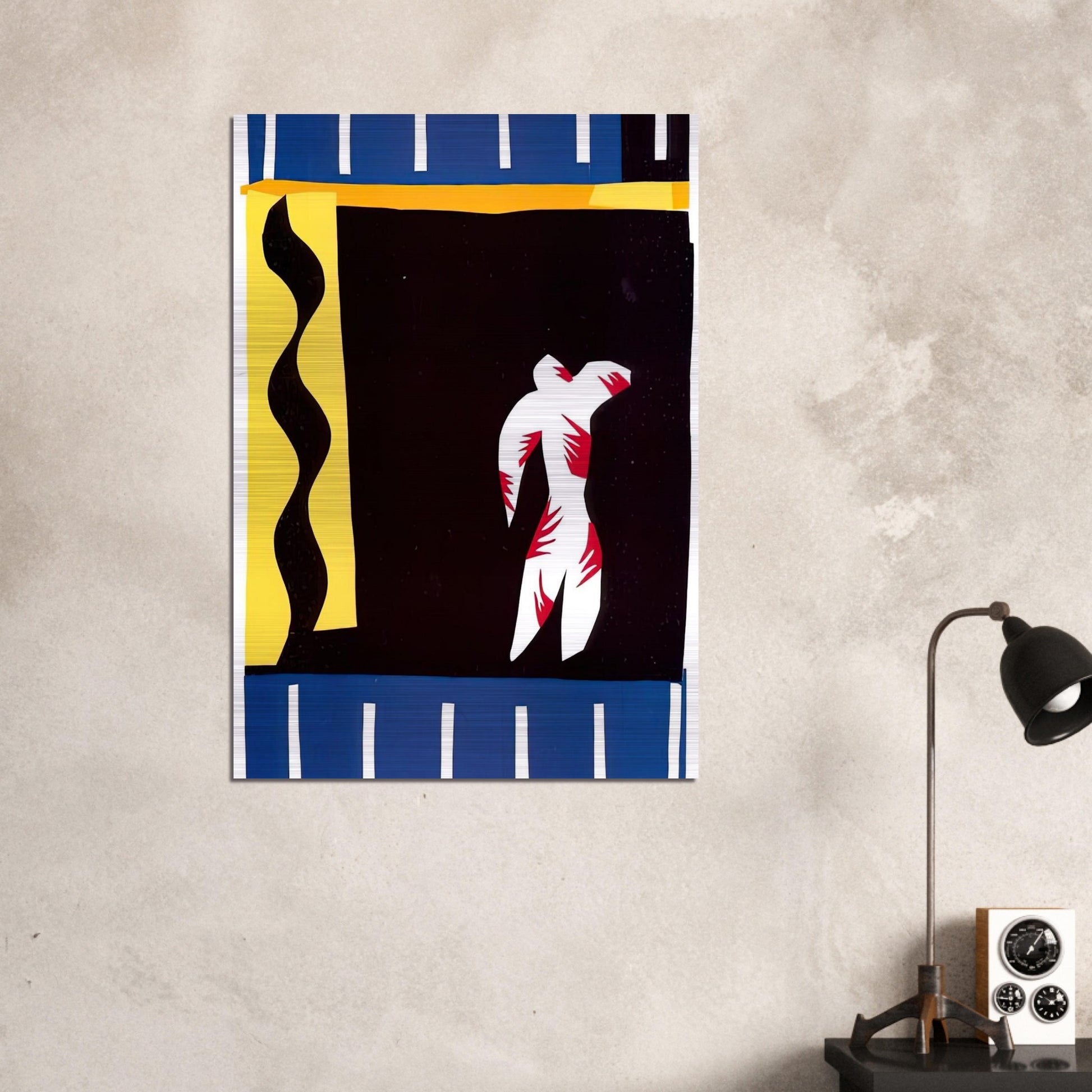 THE CLOWN 1943 - Henri Matisse Brushed Aluminum Print - 70x100 cm / 28x40 inches | Henri Matisse Aluminum Print | Henri Matisse Prints