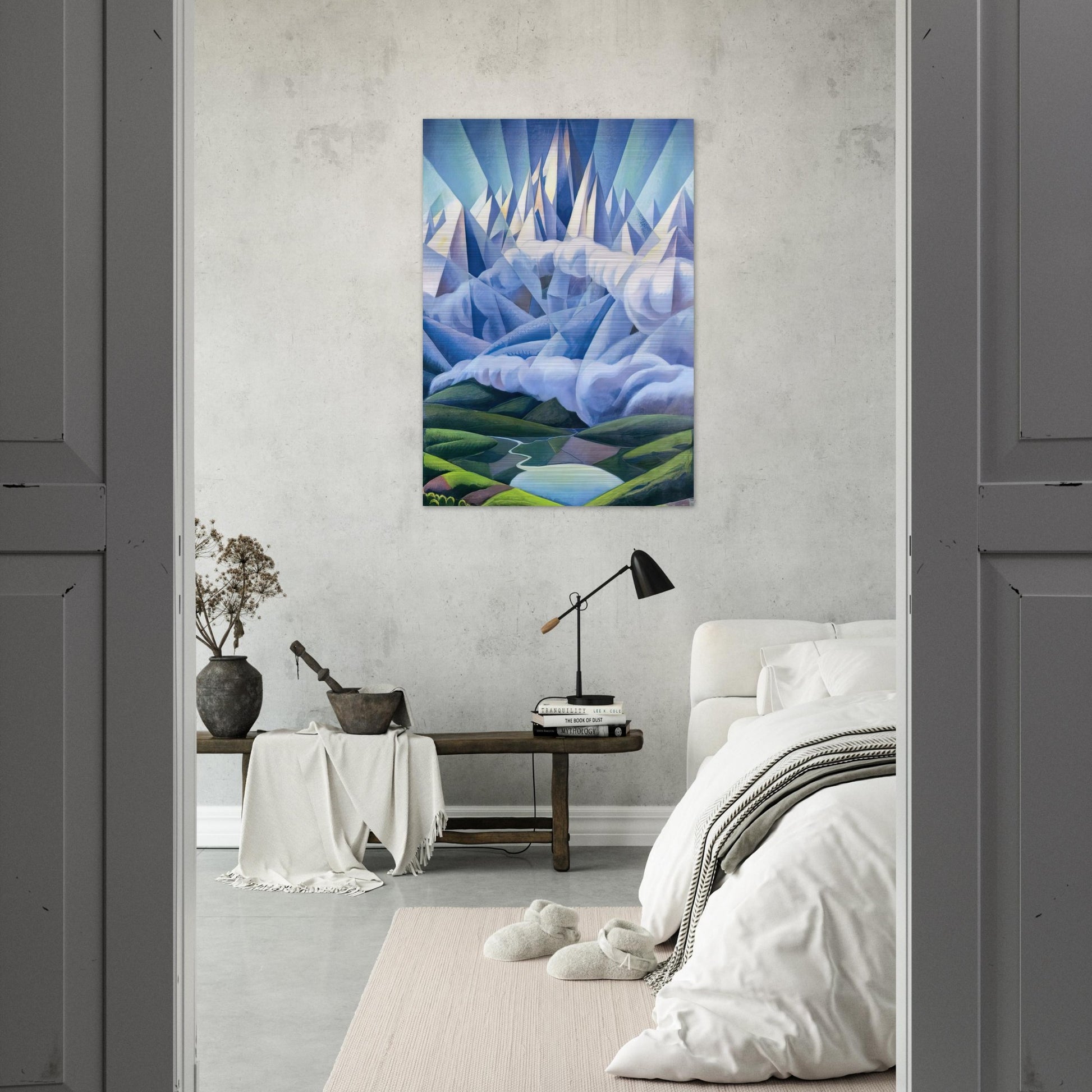 Forme ascenzionali o Forze ascenzionali - 1930 - Gerardo Dottori Brushed Aluminum Print - 70x100 cm / 28x40 inches | Gerardo Dottori Aluminum Print | Gerardo Dottori Prints