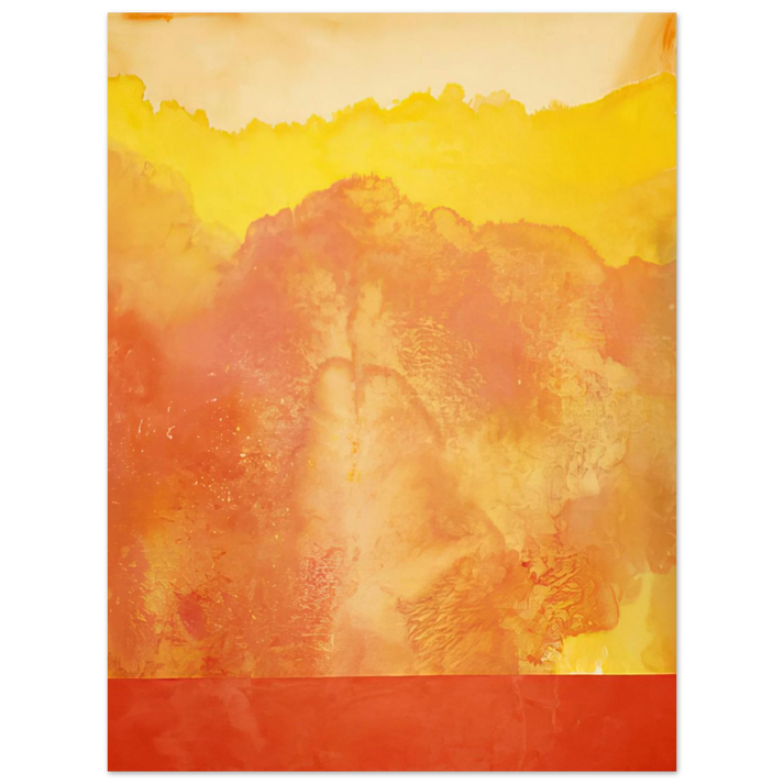 Ronnie Landfield - Pathfinder - 1970  75x100 cm / 30x40inches Fine Art Poster