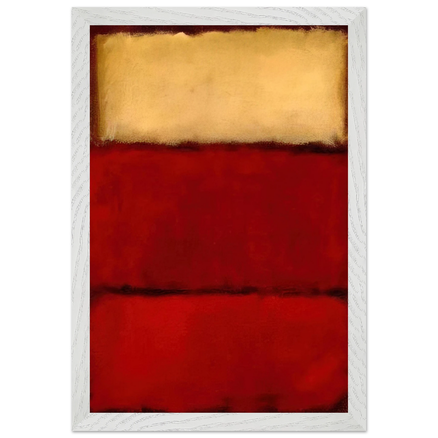 Mark Rothko - Red - 1964 Wall Art - 30x40 cm / 12x16 inches - Premium Wooden Framed Poster With Fine Art Paper - Black frame