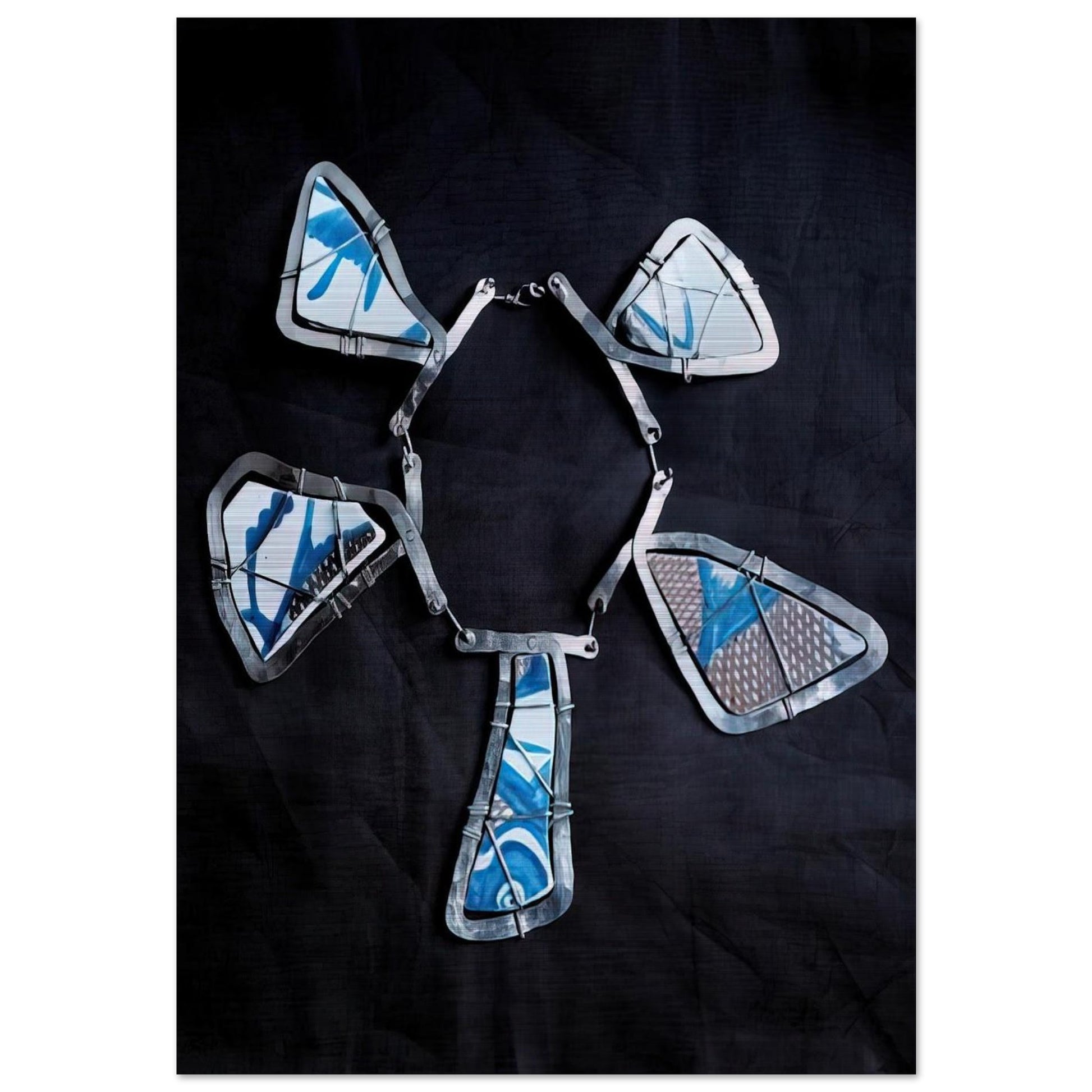 CAGED CROCKERY 1945 - Alexander Calder Brushed Aluminum Print - 70x100 cm / 28x40 inches | Alexander Calder Aluminum Print | Alexander Calder Prints