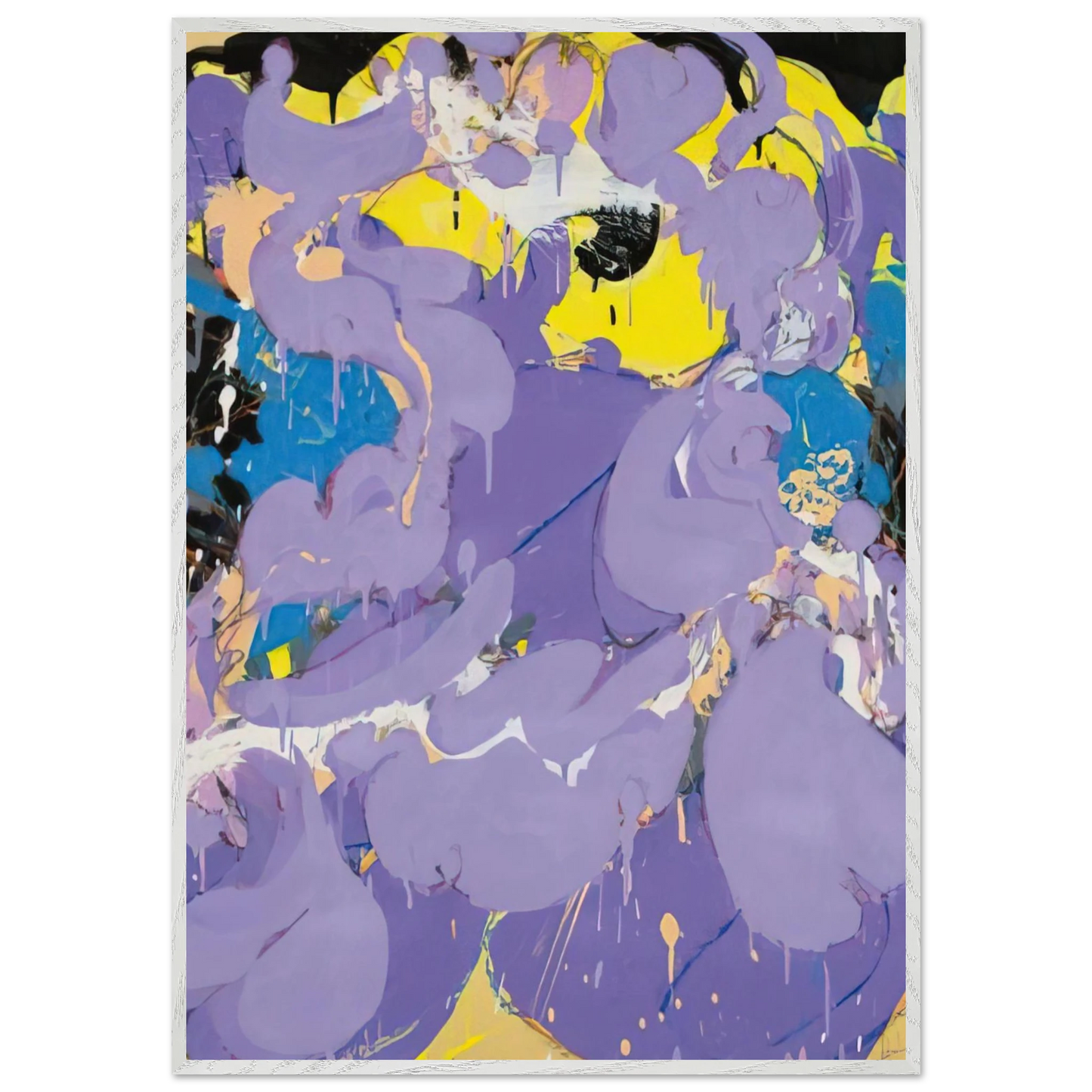 Helen Frankenthaler - Untitled - 1978 Wall art - 30x45 cm / 12x18 inches - Premium Wooden Framed Poster With Fine Art Paper - Wood frame