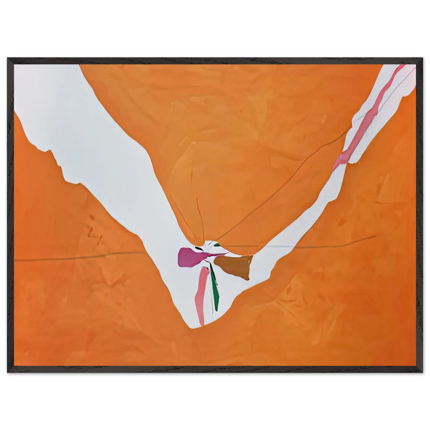 Helen Frankenthaler - Chairman of the Board, 1971- Wall Art - 60x80 cm / 24x32 inches - Premium Wooden Framed Poster With Fine Art Paper - Black frame