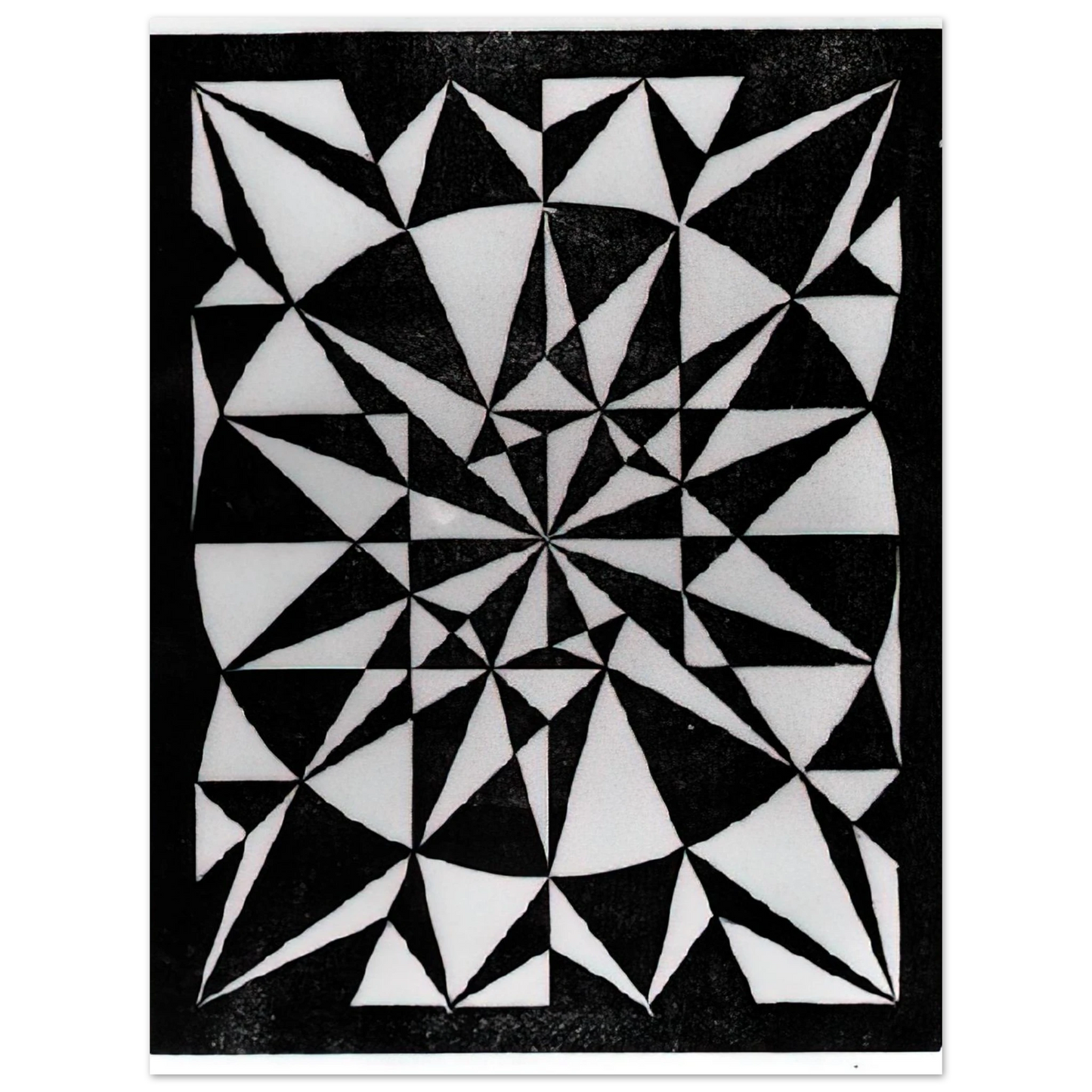 MC Escher - FLOR DE PASCUA BEAUTIFUL Wall Art - 60x80 cm / 24x32 inches - Fine Art Poster - -