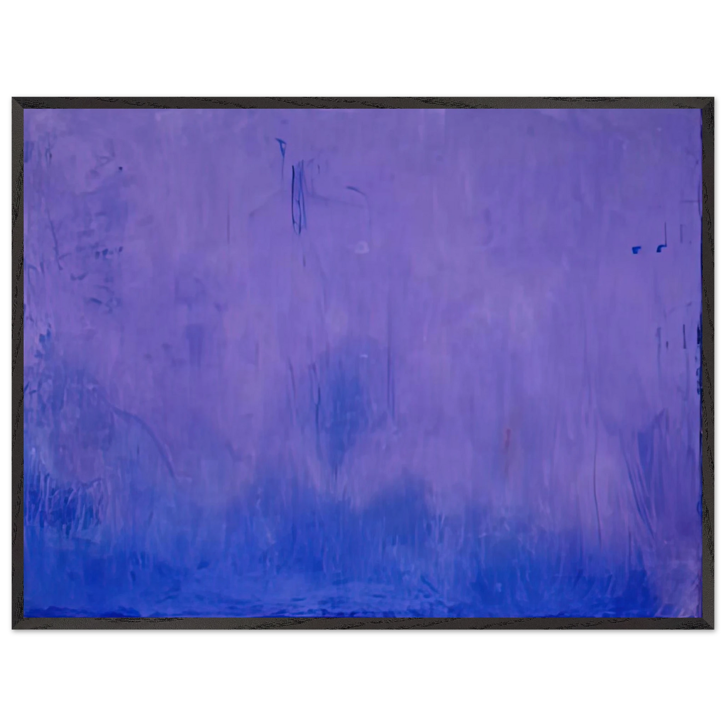 Helen Frankenthaler - Warming Trend, 2002- Wall Art - 21x29.7 cm / 8x12" - Premium Wooden Framed Poster With Fine Art Paper - Wood frame