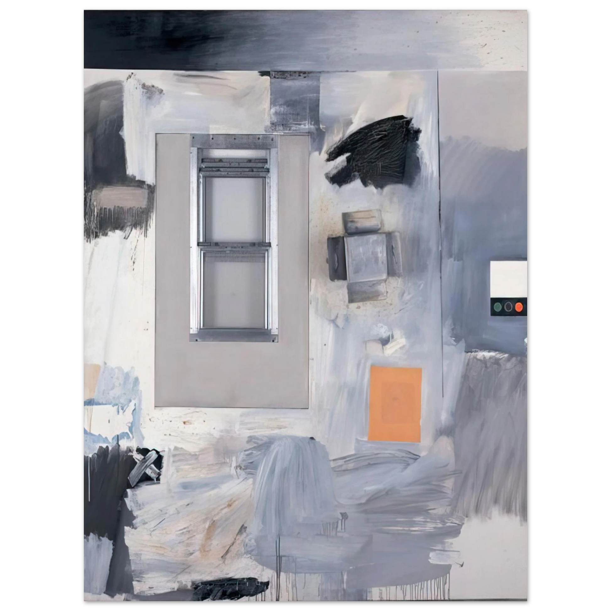 Robert Rauschenberg - TROPHY V FOR JASPER JOHNS 1962 Fine Art Poster - Default Title