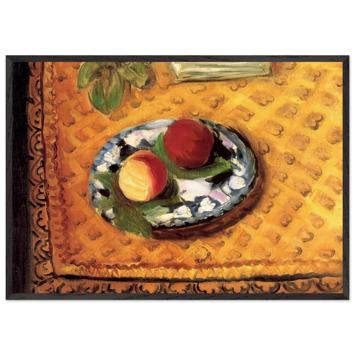 TWO PEACHES 1920 - Henri Matisse Framed Art Print – Black Wooden Frame - Default Title - -Framed Art Print