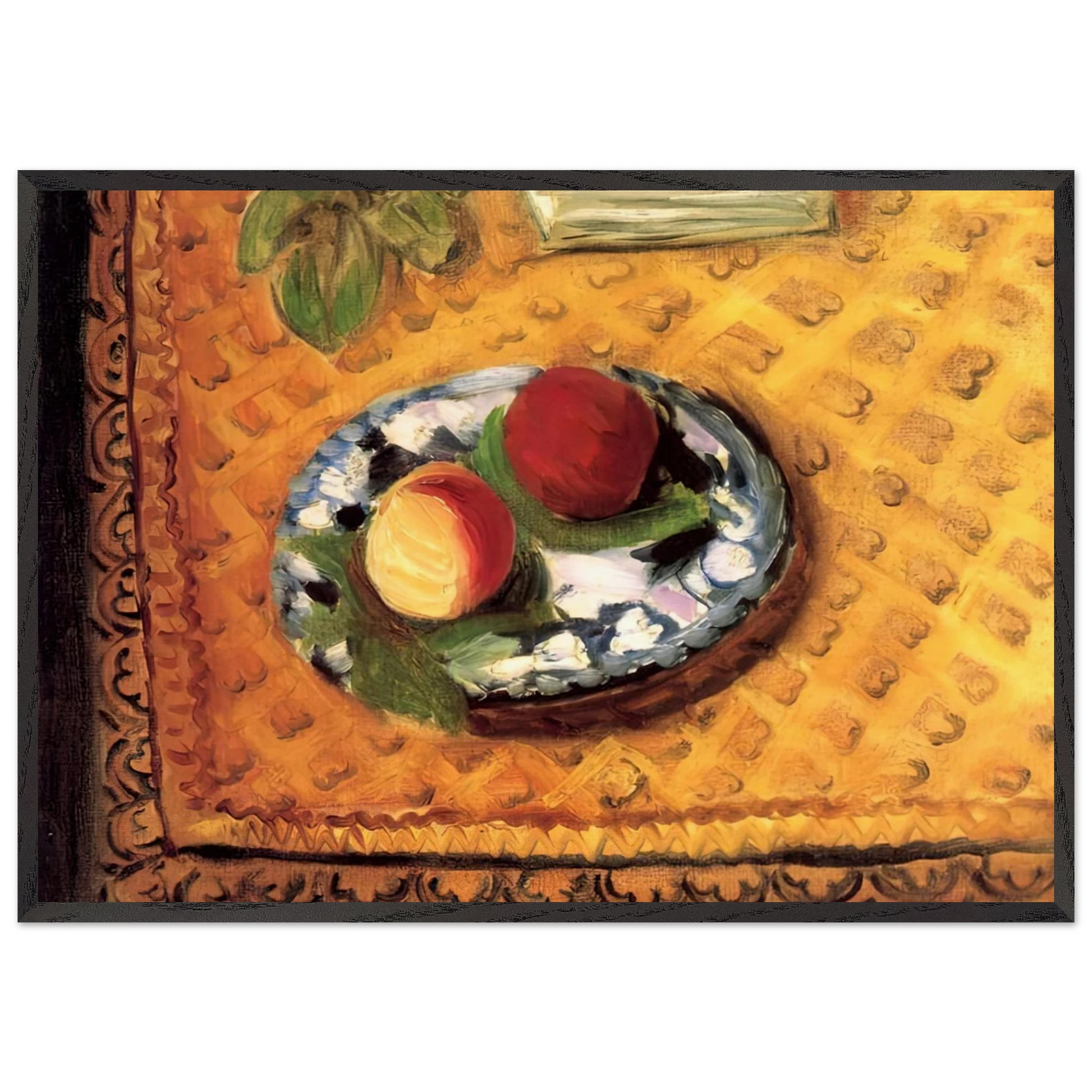 TWO PEACHES 1920 - Henri Matisse Framed Art Print – Black Wooden Frame - Default Title - -Framed Art Print