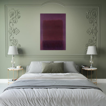 Purple Brown - 1957 - Mark Rothko Brushed Aluminum Print - 70x100 cm / 28x40 inches | Mark Rothko Aluminum Print | Mark Rothko Prints