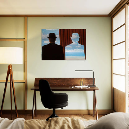 DECALCOMANIA 1966 - Rene Magritte Brushed Aluminum Print - 70x100 cm / 28x40 inches | Rene Magritte Aluminum Print | Rene Magritte Prints