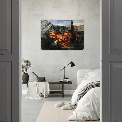 A VILLAGE - Andre Derain Acrylic Print - 70x100 cm / 28x40″ inches | Andre Derain Wall Art | Andre Derain Prints