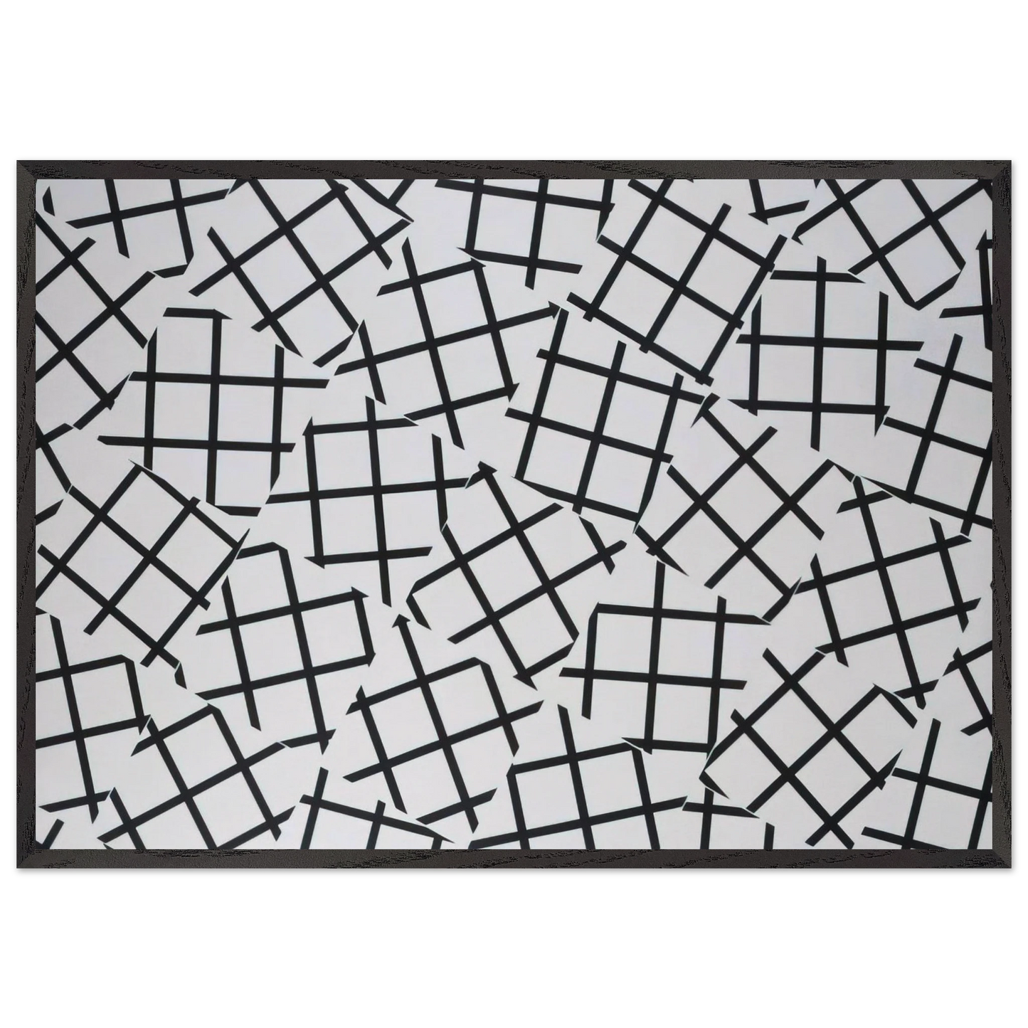 Untitled - 1972 N6 - Jeremy Moon Framed Art Print – Black Wooden Frame - Default Title - -Framed Art Print