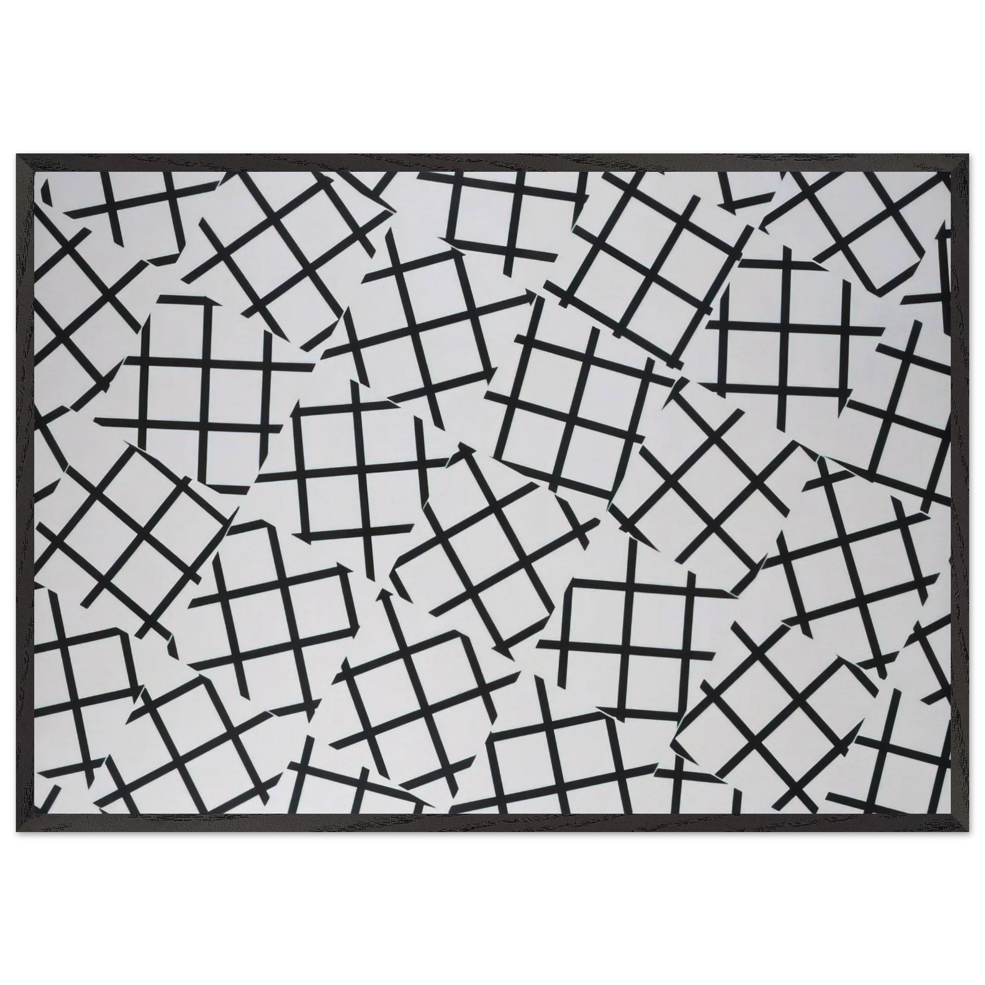 Untitled - 1972 N6 - Jeremy Moon Framed Art Print – Black Wooden Frame - Default Title - -Framed Art Print