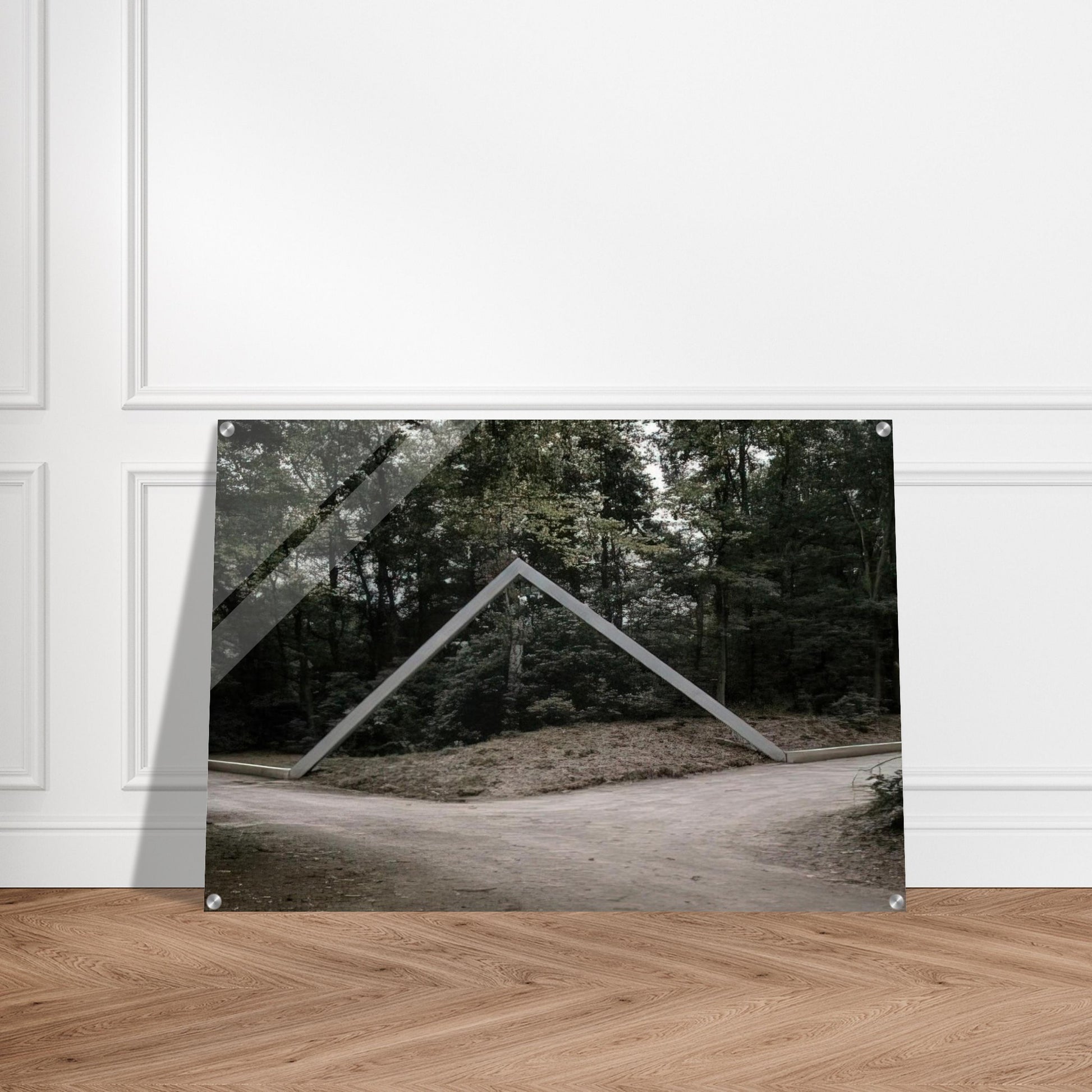 La plate-bande - 1988 - Francois Morellet Acrylic Print - 70x100 cm / 28x40″ inches | Francois Morellet Wall Art | Francois Morellet Prints